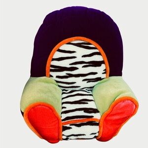 Groovy Girls Chair Zebra Print Arm Plush 7” Vintage Toy 2000